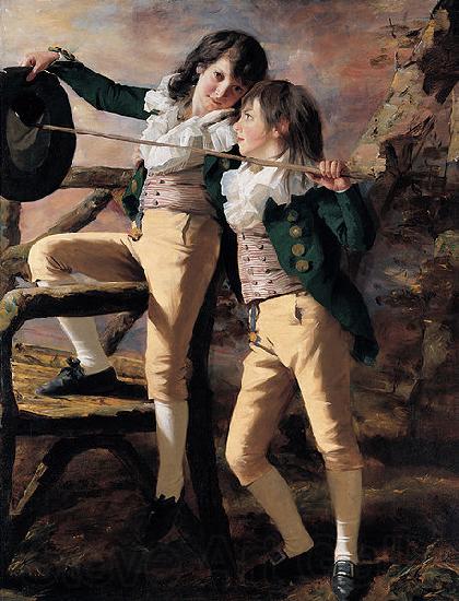 RAEBURN, Sir Henry Allen Brothers France oil painting art